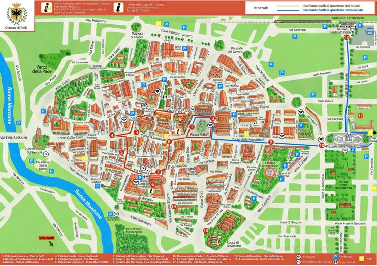 forlì map