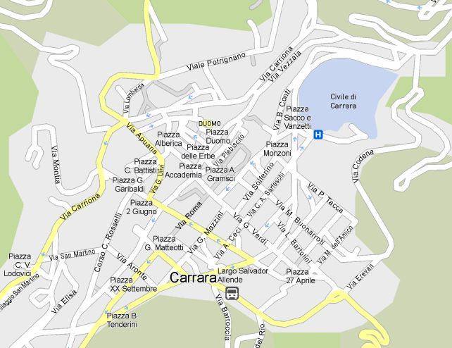 Carrara map